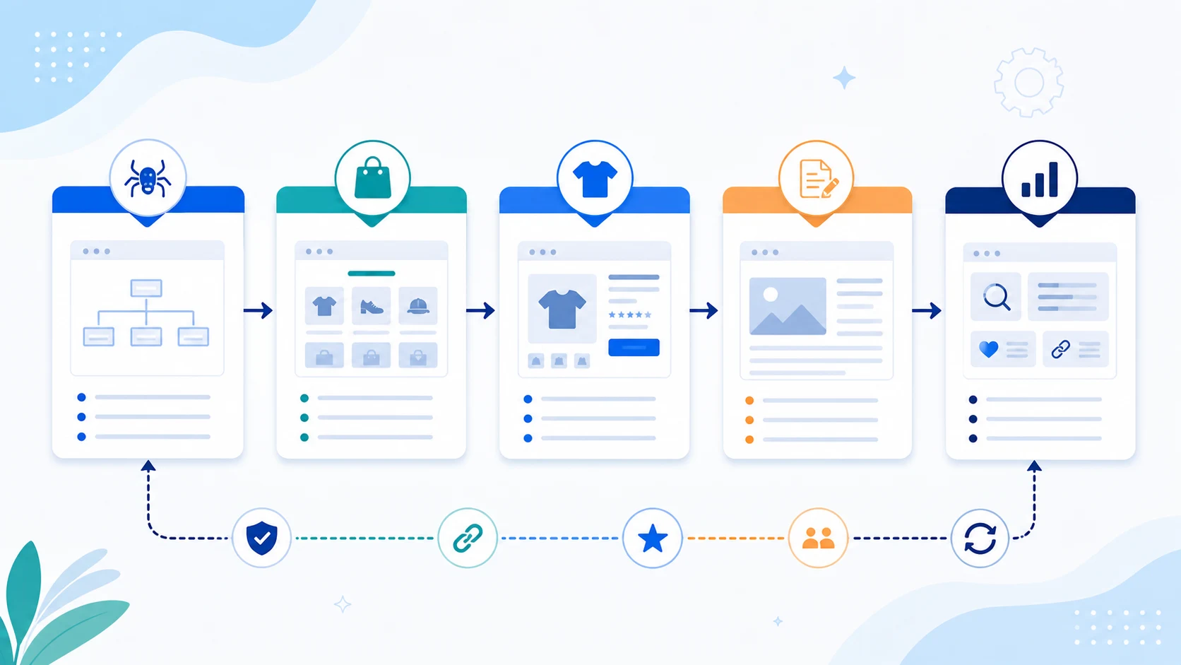 Shopify 独立站 SEO 优先级从抓取基础到分类页、商品页和内容页的路径图